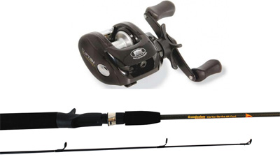 6ft Two Peice Carbo Strike Trigger Rod and Clifton Bait Caster R